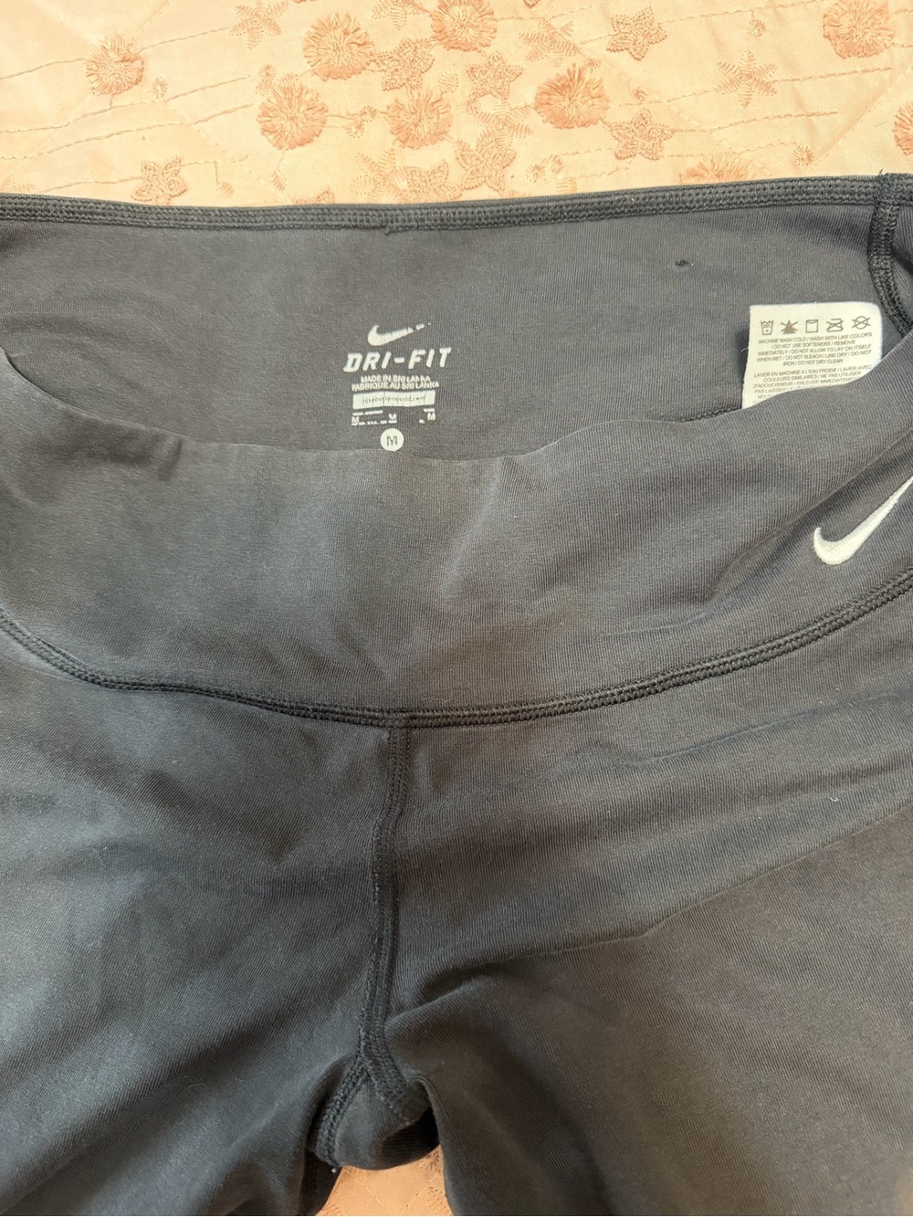 Nike Black Wide-Leg Lounge Pants with Small Swoosh size medium - Picture 3 of 4